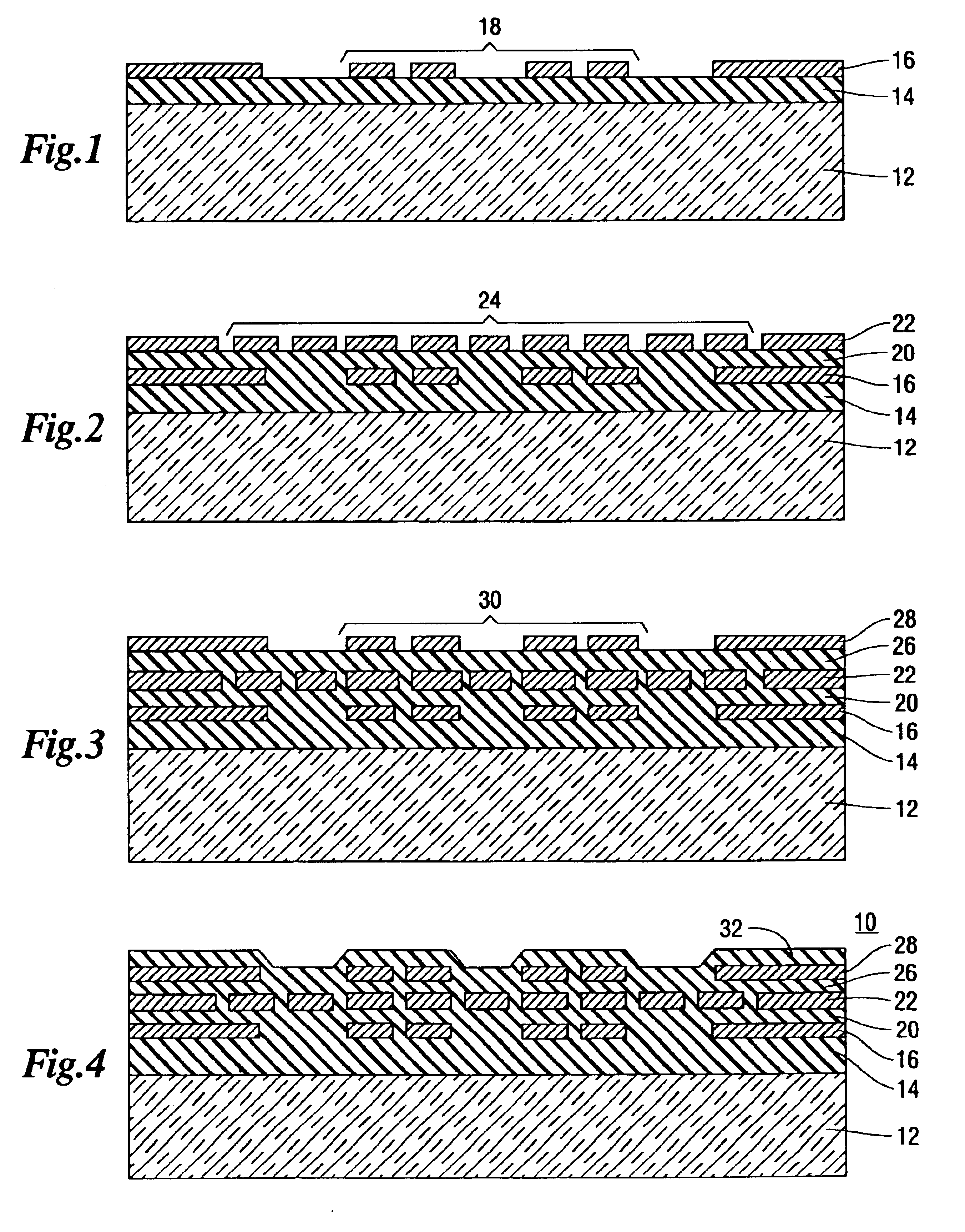 Multi-metal layer MEMS structure and process for making the same