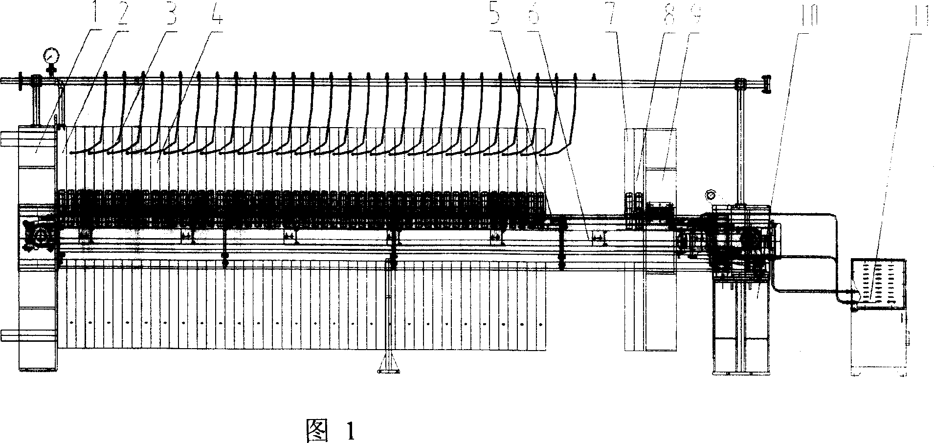 Filter-pressing process for producing malt extract during production of beer