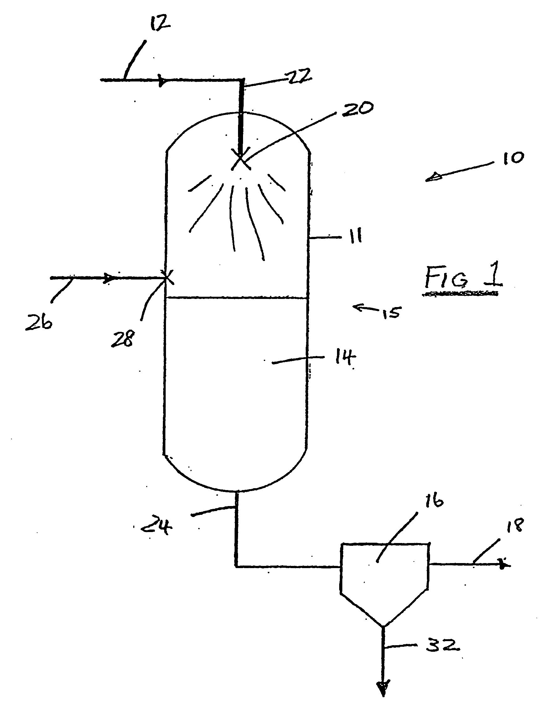 Process and device for production of lng by removal of freezable solids