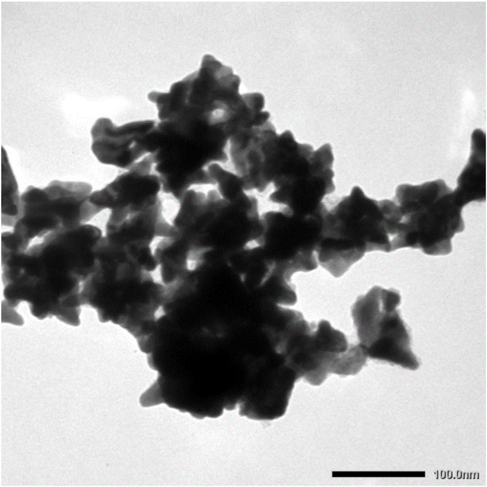 Method for preparing hard magnetism iron platinum (FePt) nanometer-particles by using inorganic salt as precursor