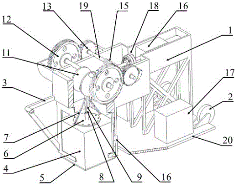 Continuous ramming type seismic source device