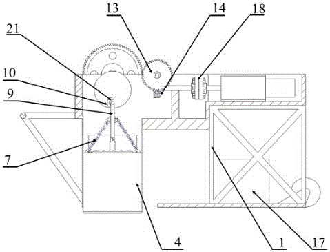 Continuous ramming type seismic source device