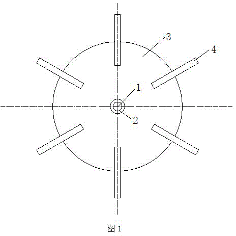 Disc type turbine agitator for reaction vessel
