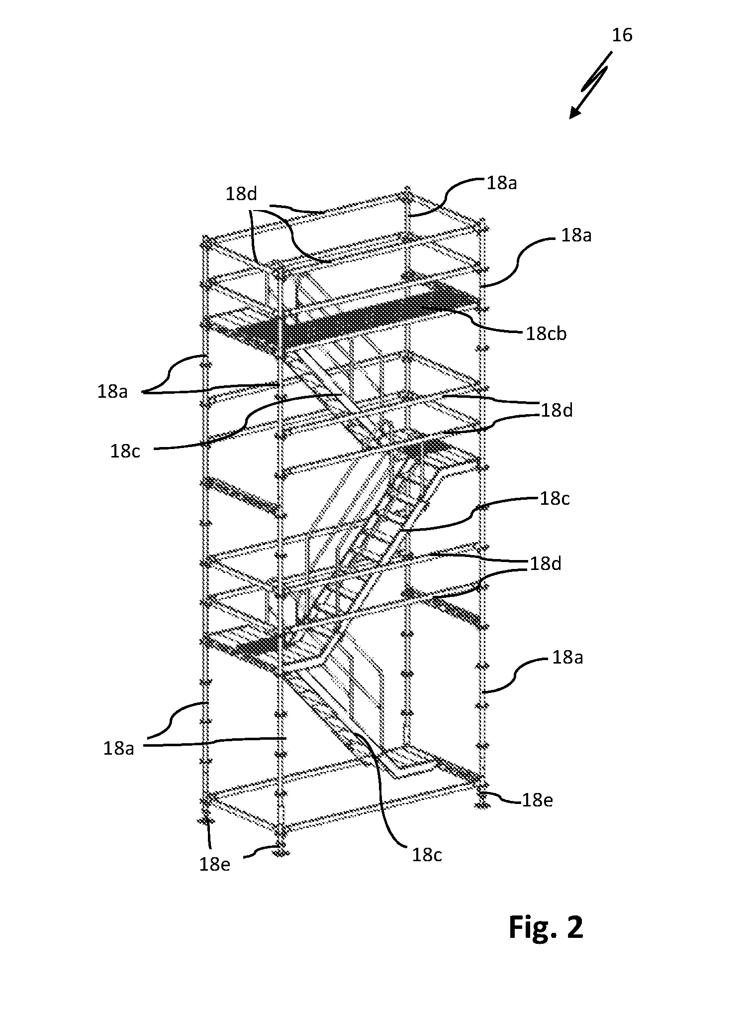 Method for providing and assembling scaffolding units, each of which will be assembled from individual scaffolding components for constructing an industrial plant, in particular a petroleum refinery
