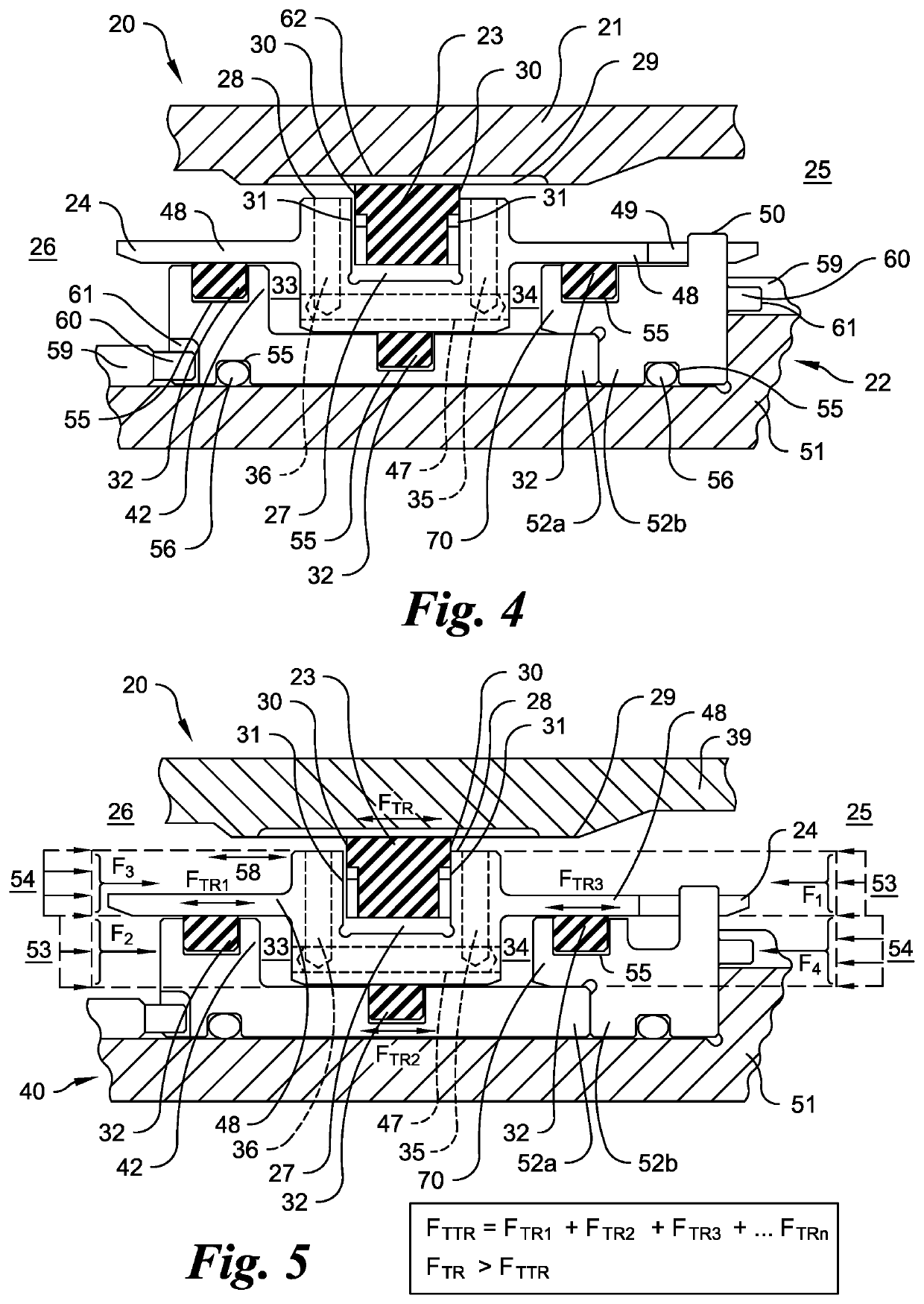 Intershaft Seal Assembly with Pressure-Balanced Translatable Carrier