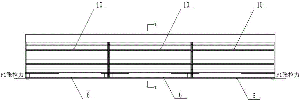Fabrication and assembly process of integrally prestressed total-assembled box type modular trestle