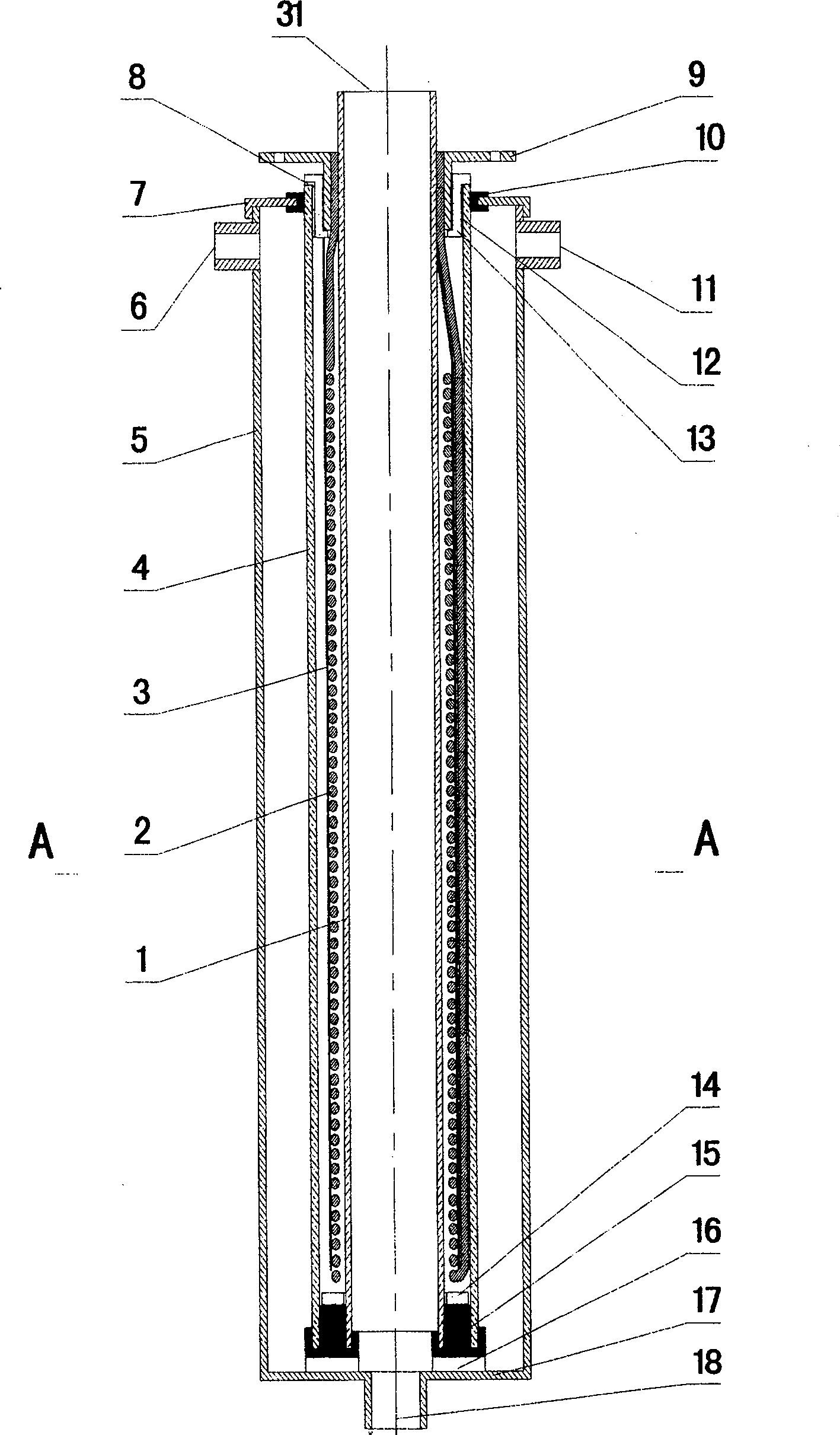 Heat quantity reclaiming type electric heater