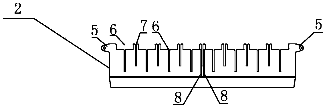 T-row transfer frame fixture