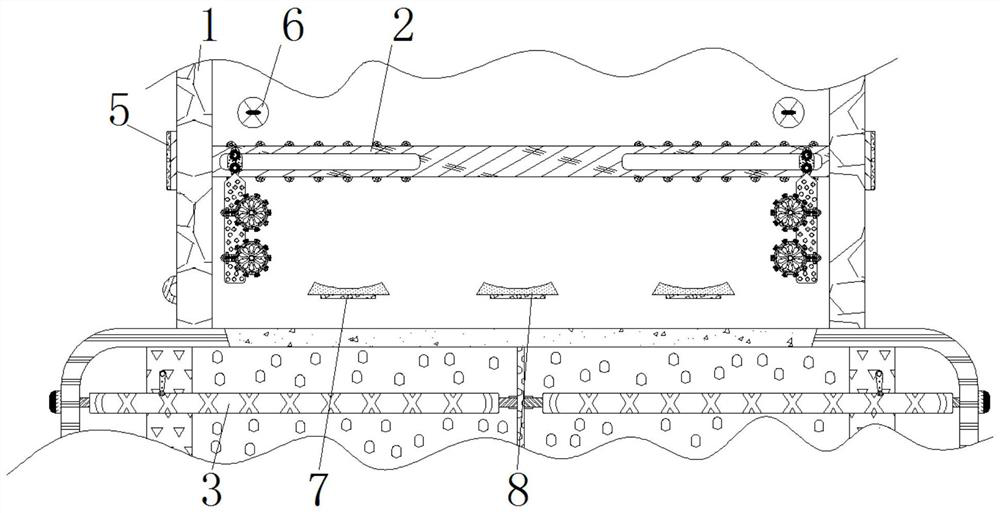 Automatic wood chip collecting and forming device for furniture wood processing