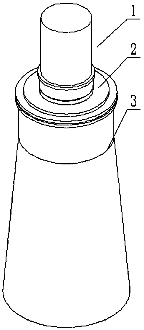 A storage bottle used for biocontrol bacterium inoculant fermentation