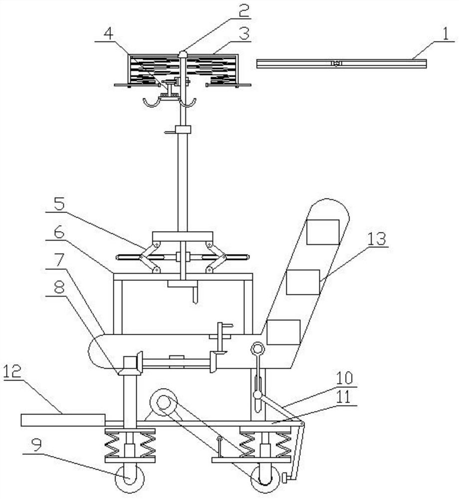 A multifunctional medical static point auxiliary device