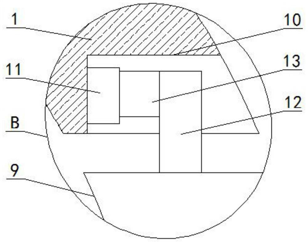 A suspension device for spraying magnesium-aluminum alloy profiles