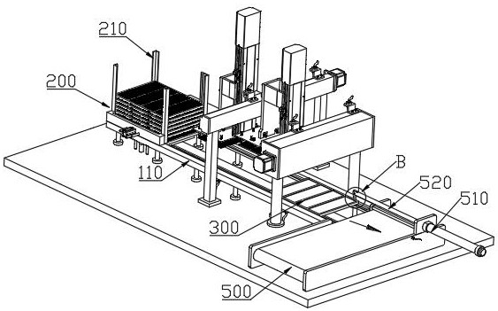 Feeding device for lead frame assembly