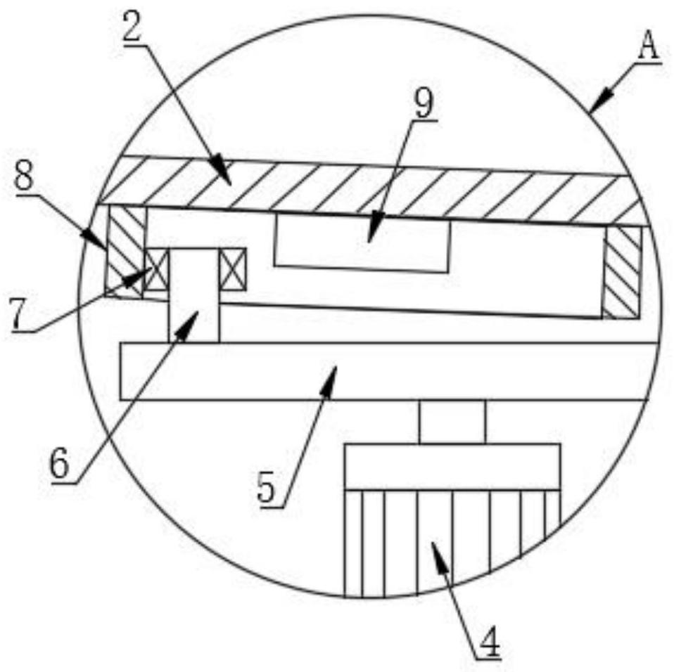 A kind of ore crushing device with swing screening function