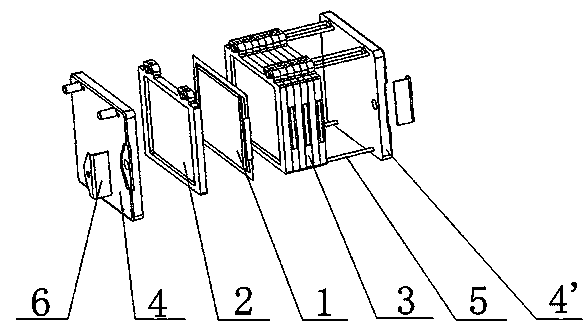 Water-cooling device for lithium-ion power battery grouping