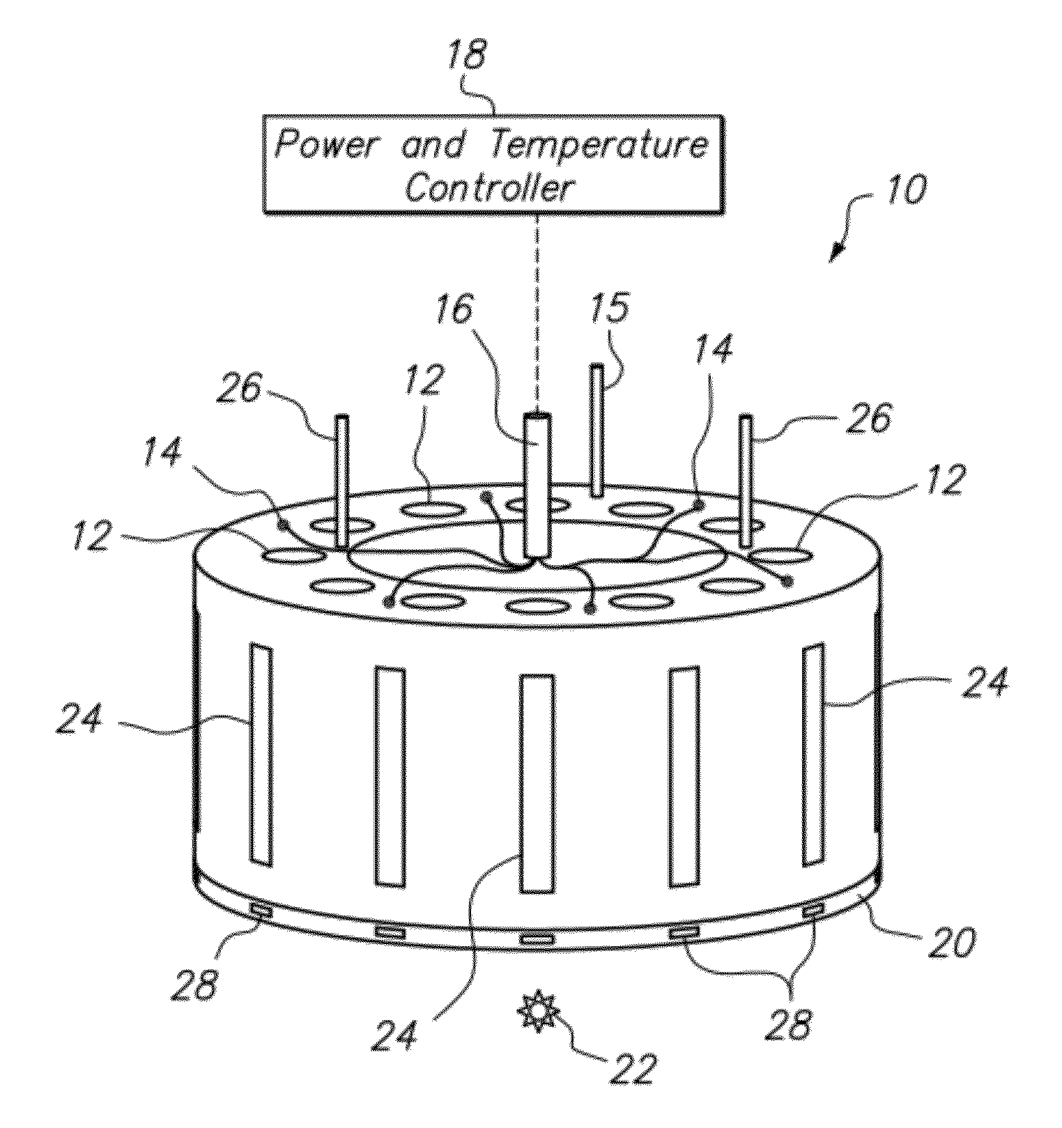 Thermal phase separation simulator