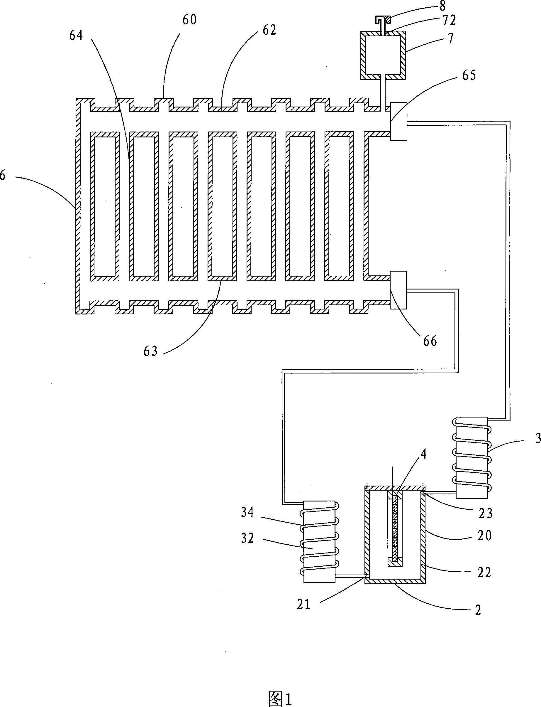 Electric heater with electricity-proof wall