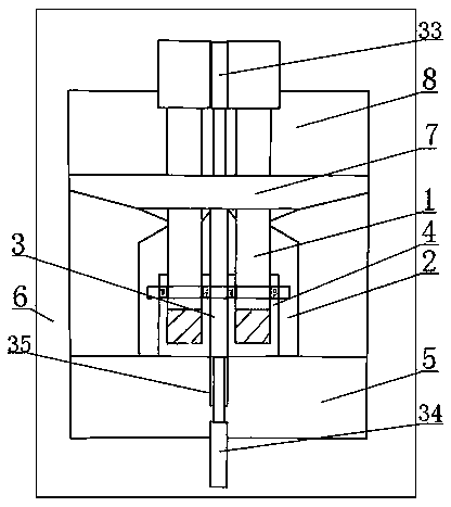 Reconstituted material double station forming device