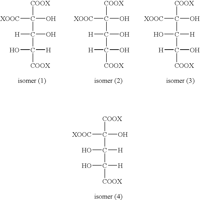 Method for preparing a polycarboxylic composition comprising an electrochemical oxidation stage of a monosaccharide composition