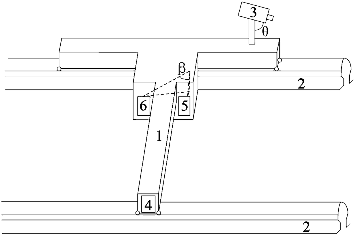 A photogrammetry method for railway track direction detection