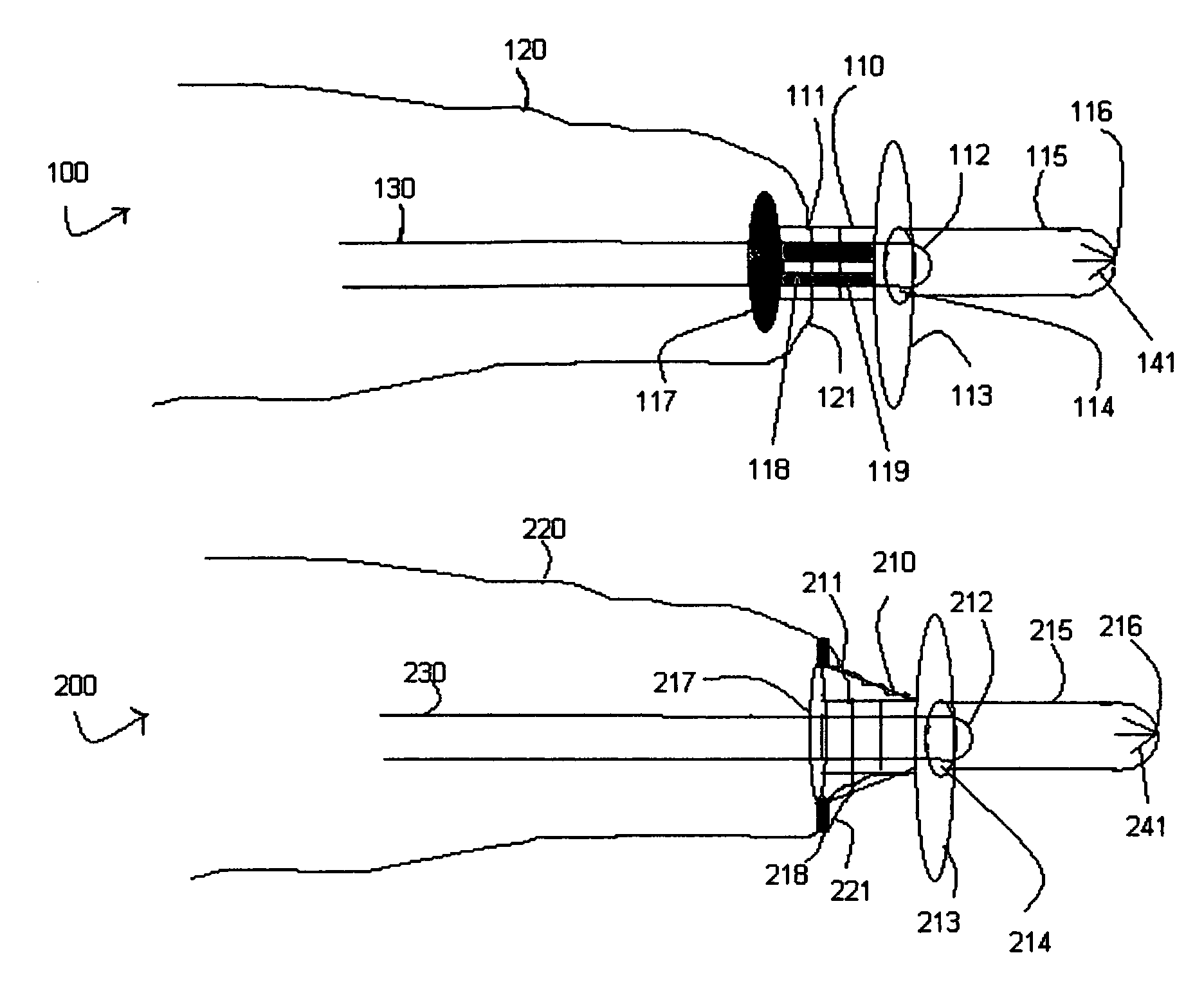 Devices for handling catheter assembly
