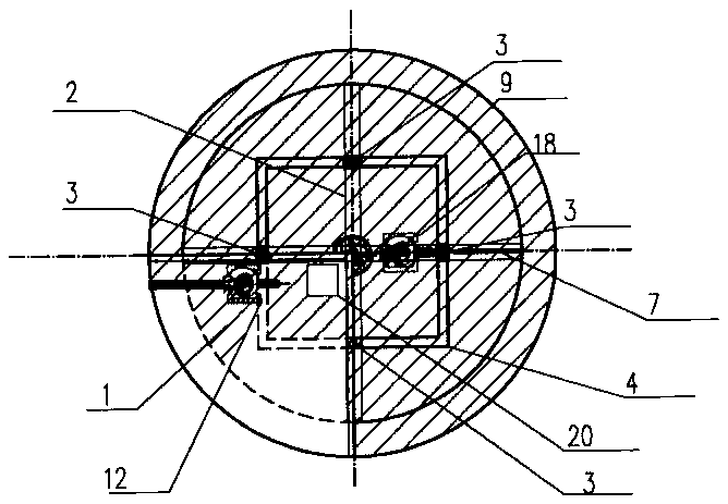 Automatic caisson sinking device and construction method