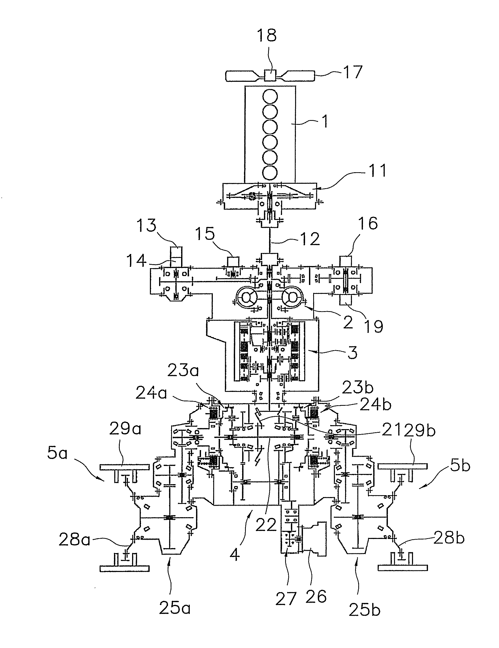 Hydraulic system for working vehicle