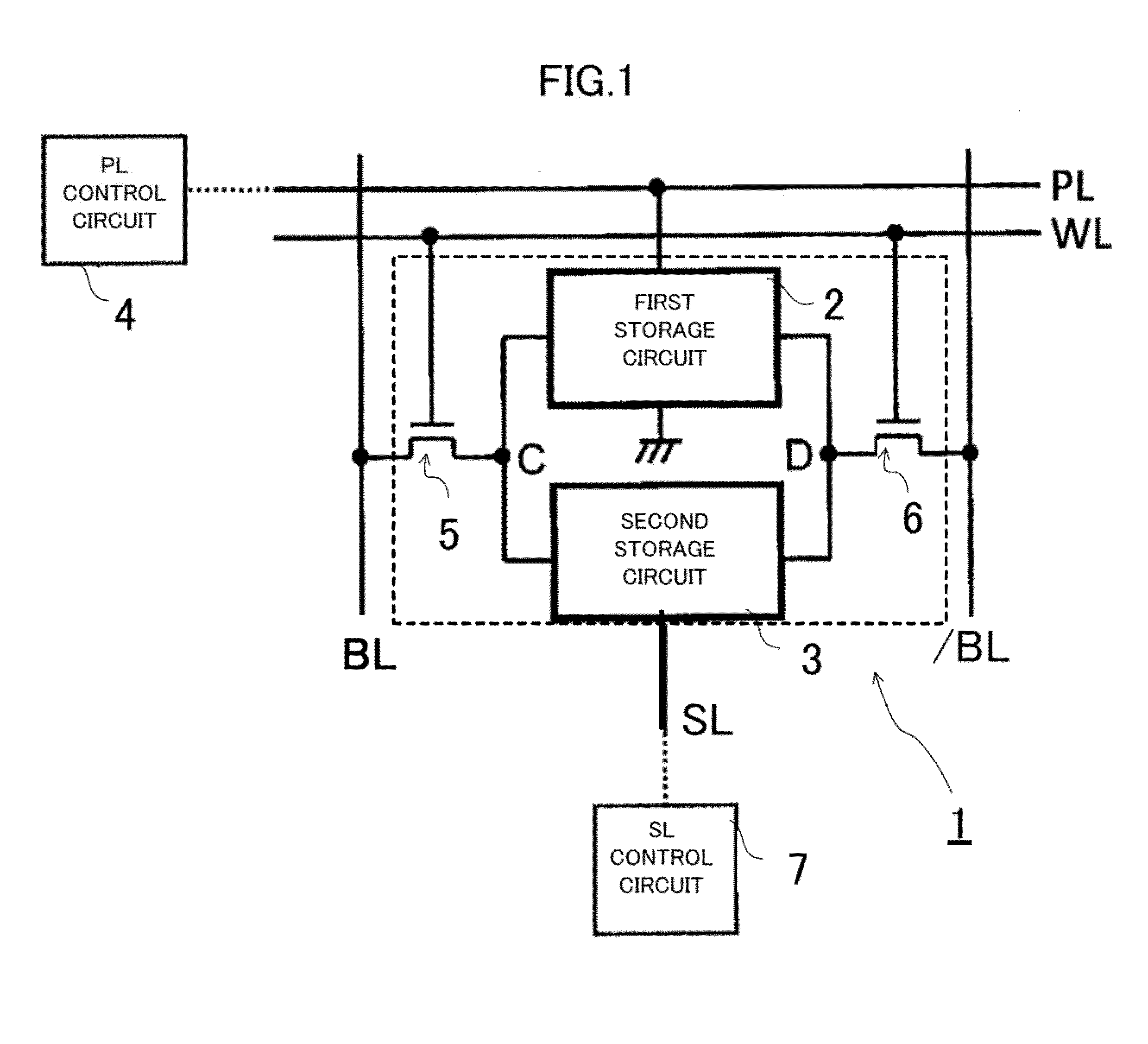Storage device, memory cell, and data writing method