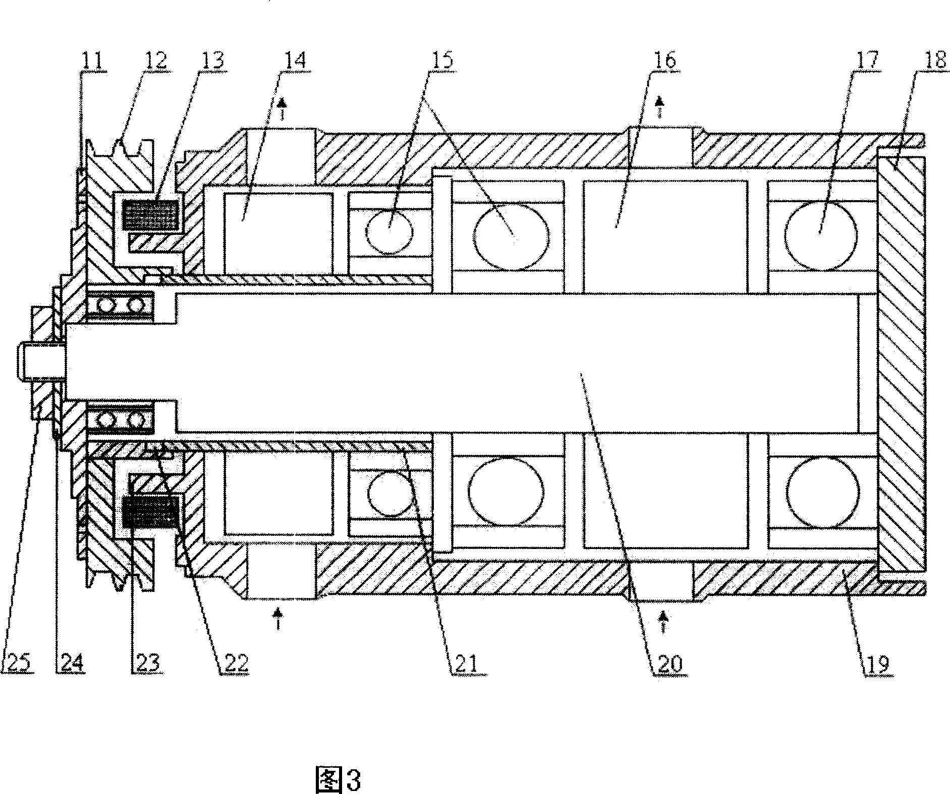 Electrically controlled suspension frame for automobile