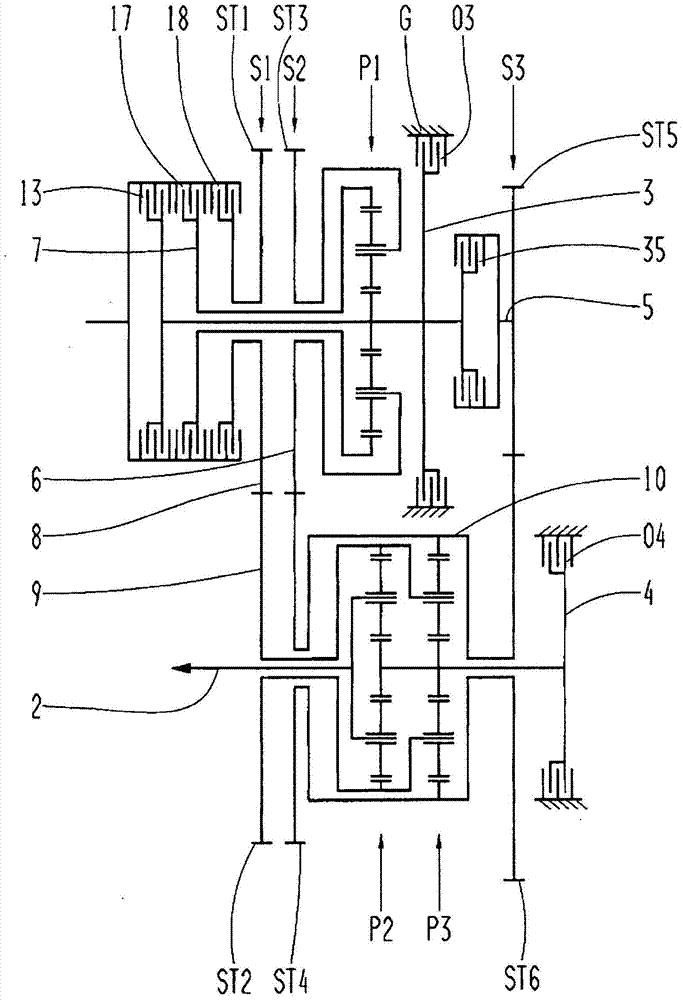 Multi-stage transmission