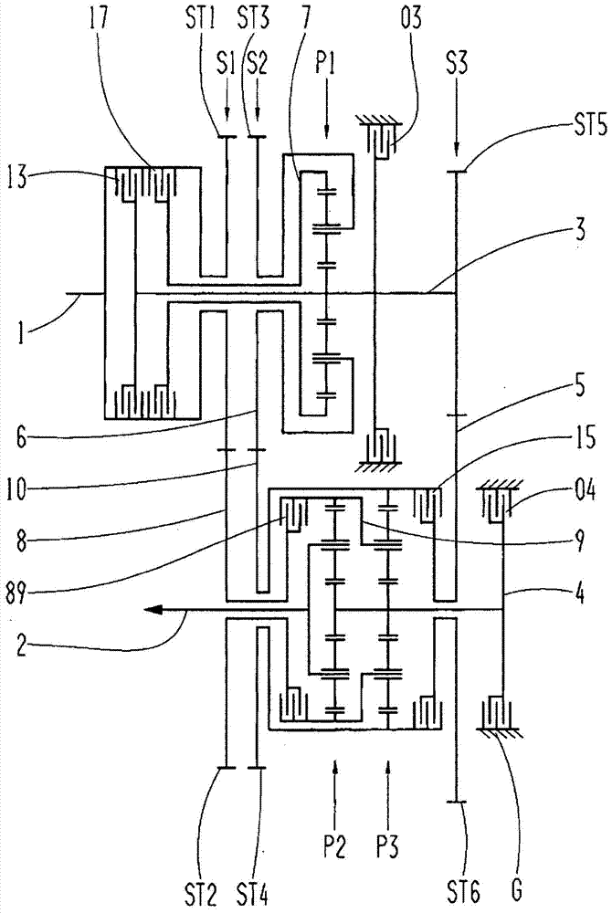 Multi-stage transmission