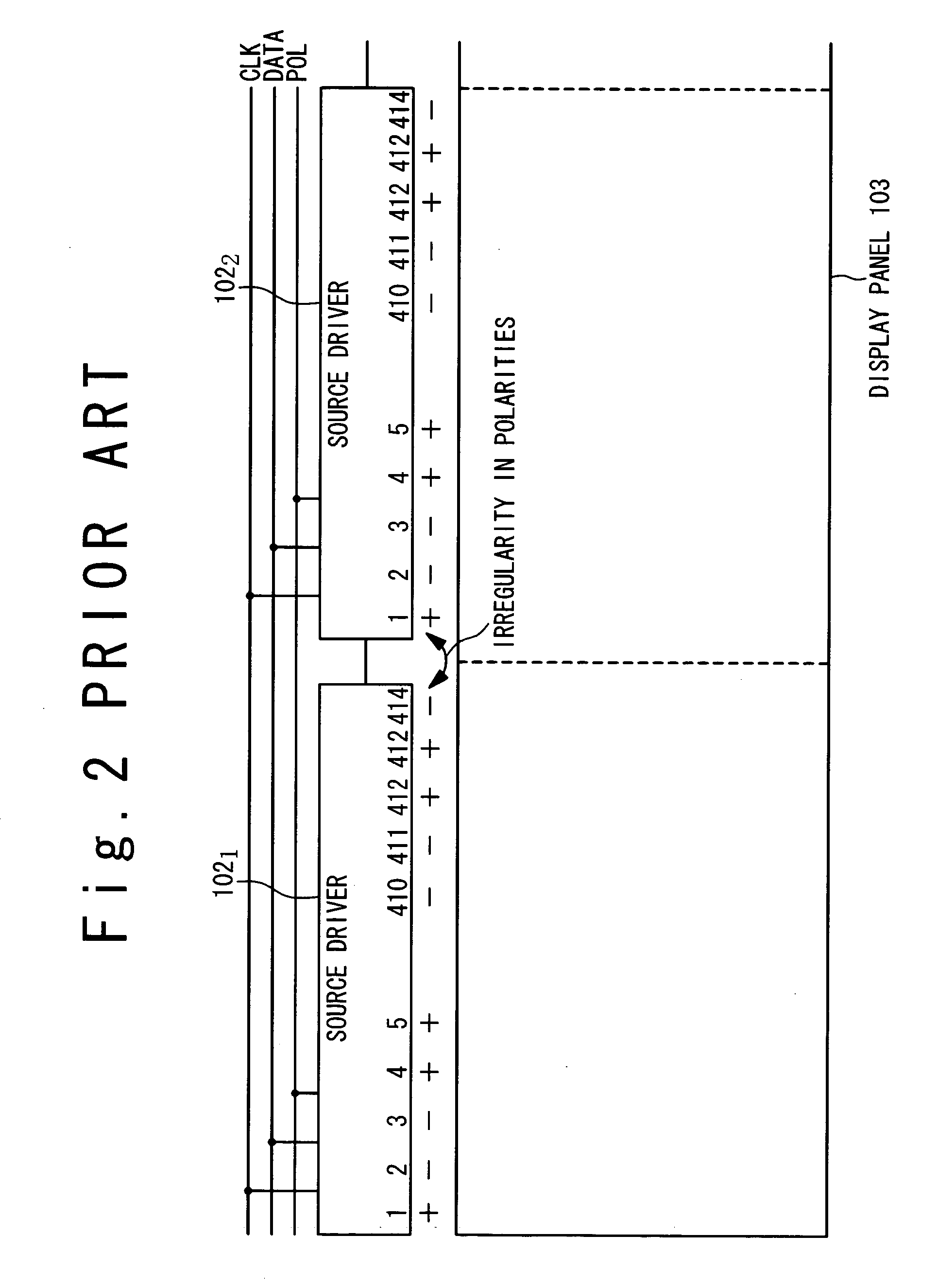 LCD apparatus for improved inversion drive