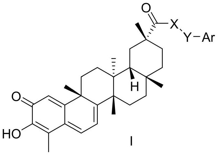 Derivatives of tripterine and their applications