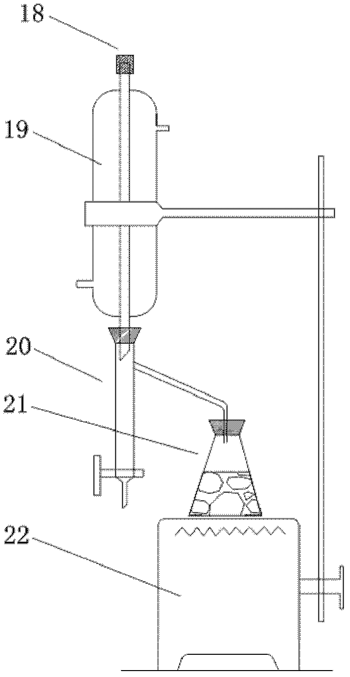Measurement method for oil-water ash content in gas