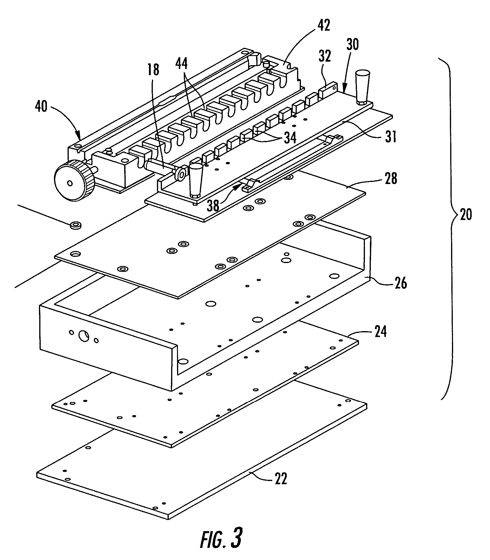 Method and apparatus for positioning an optical fiber
