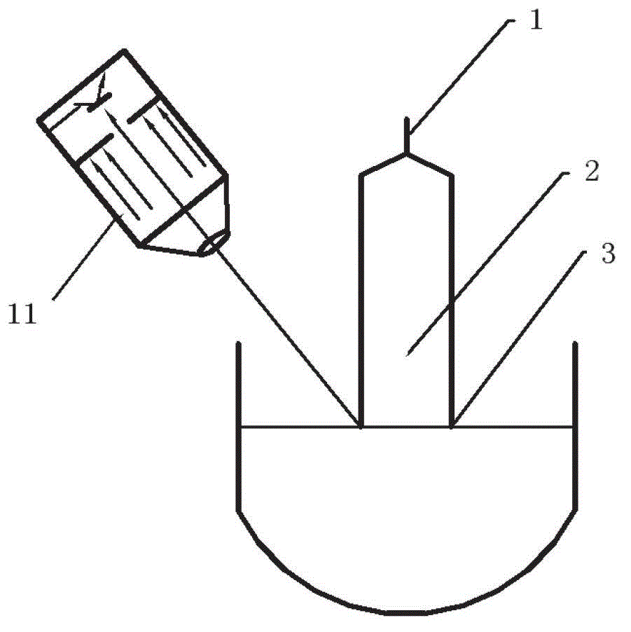 Measurement control system for diameter of Czochralski grown monocrystalline germanium