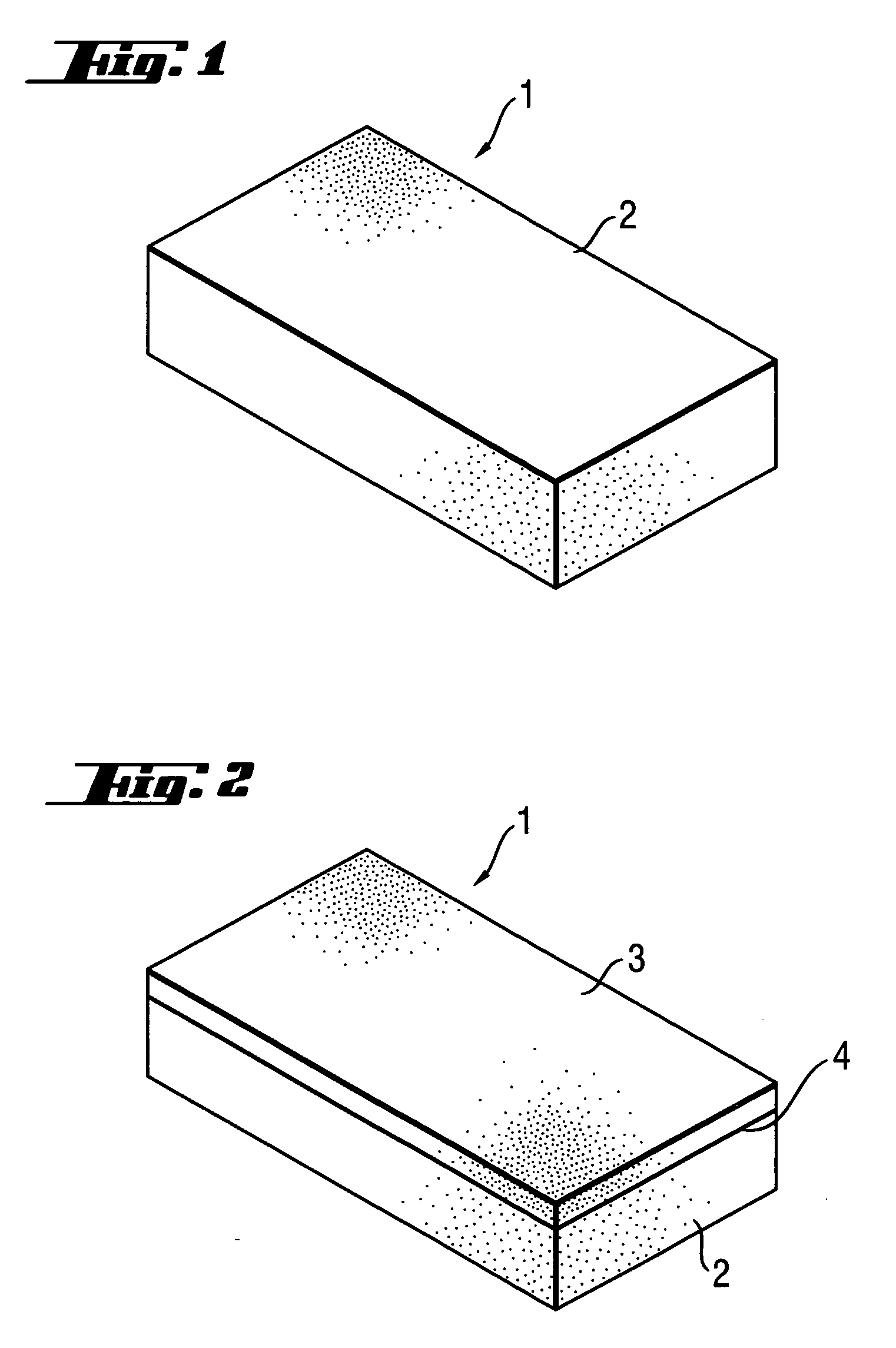 Cleaning implement comprising a modified open-cell foam