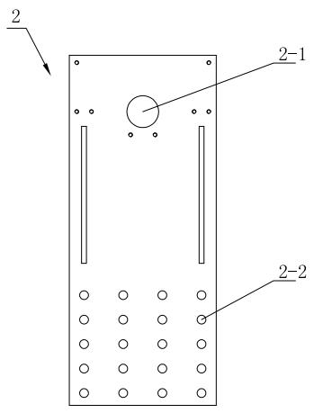 Counterweight frame structure of goods elevator