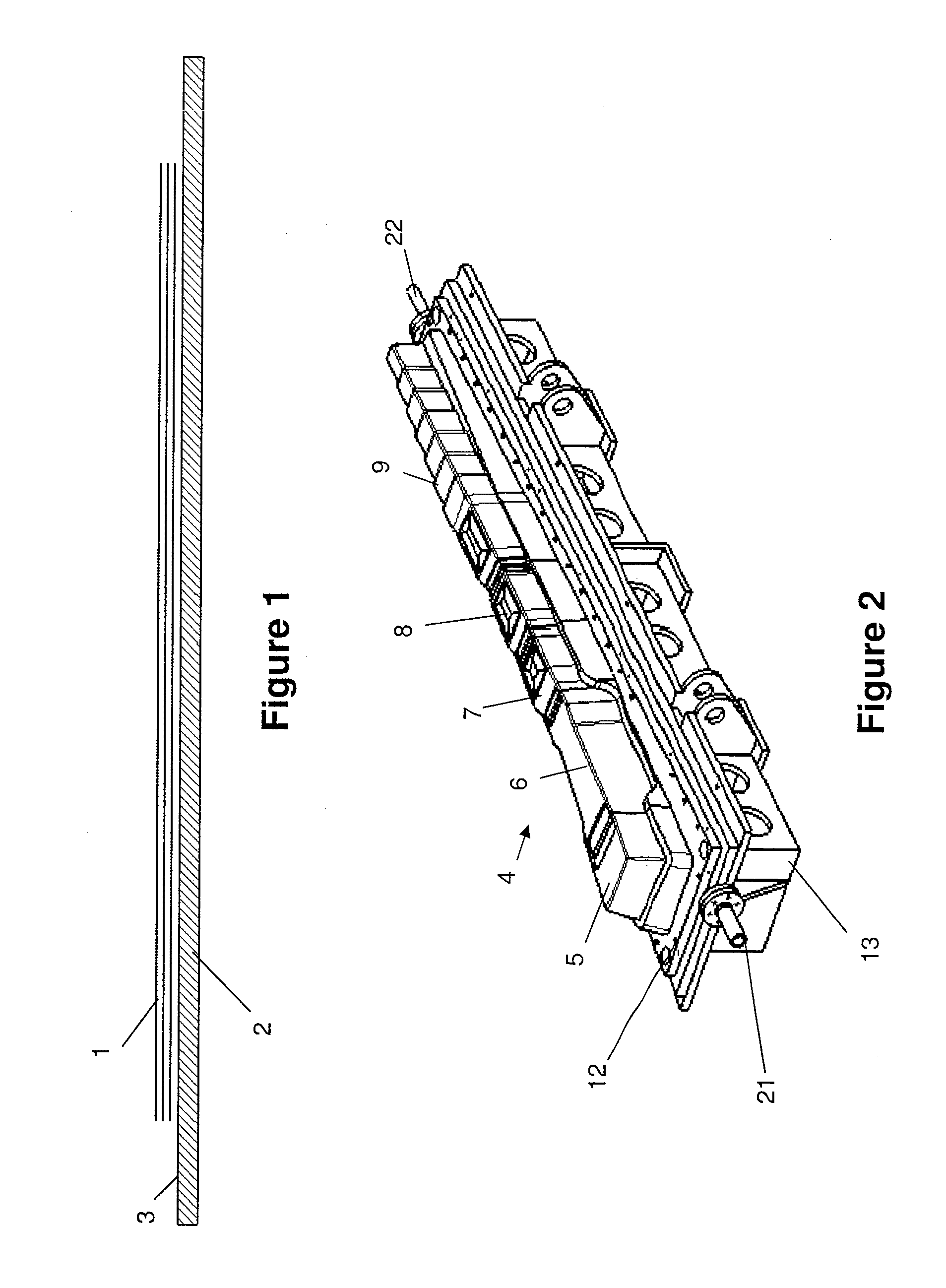 Method of manufacturing a composite element