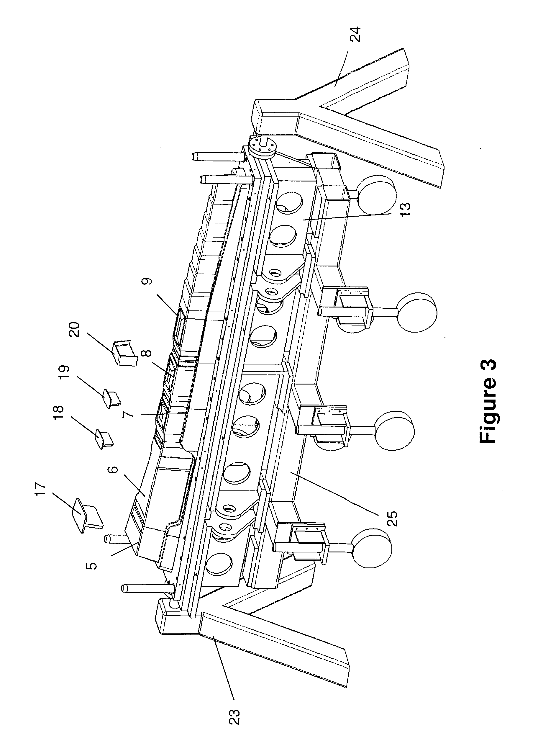 Method of manufacturing a composite element