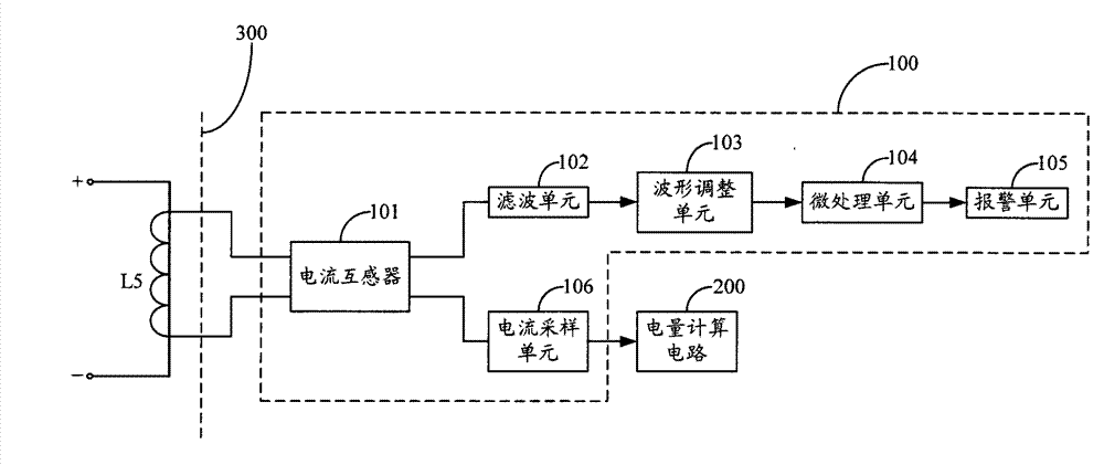 Electric energy meter and anti-steal circuit thereof