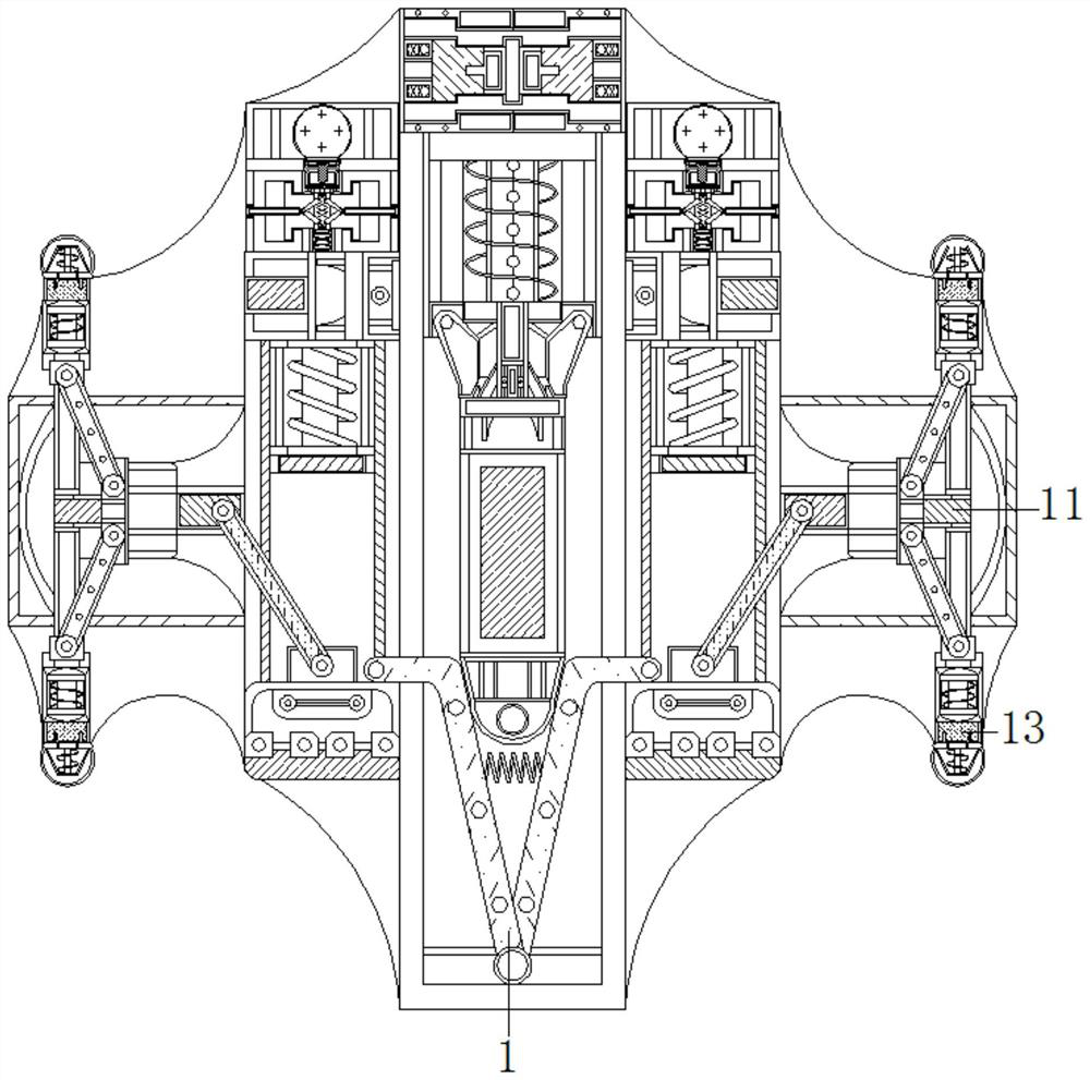 An abnormal fall protection and alarm auxiliary equipment suitable for high-altitude operation robots