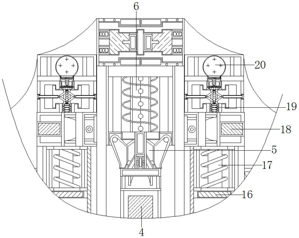 An abnormal fall protection and alarm auxiliary equipment suitable for high-altitude operation robots