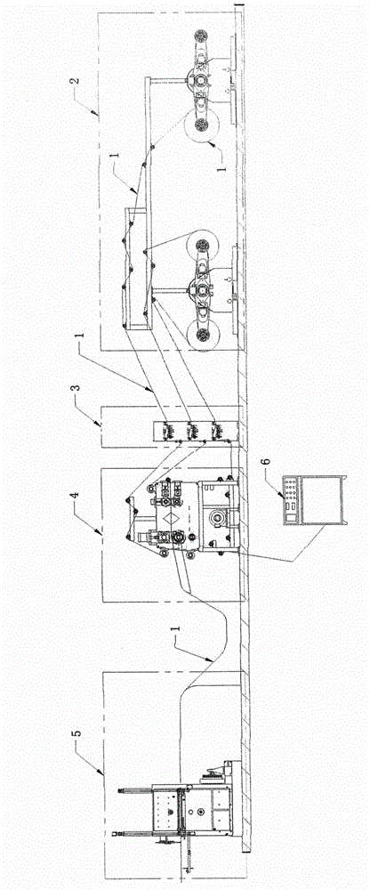 Full-automatic web combined die cutting machine