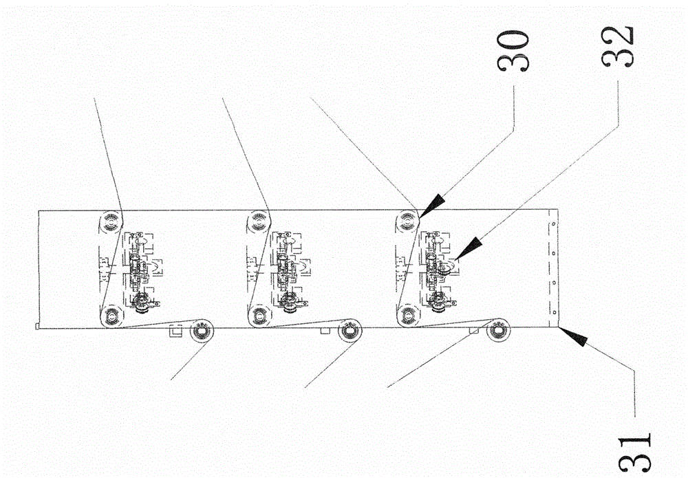 Full-automatic web combined die cutting machine