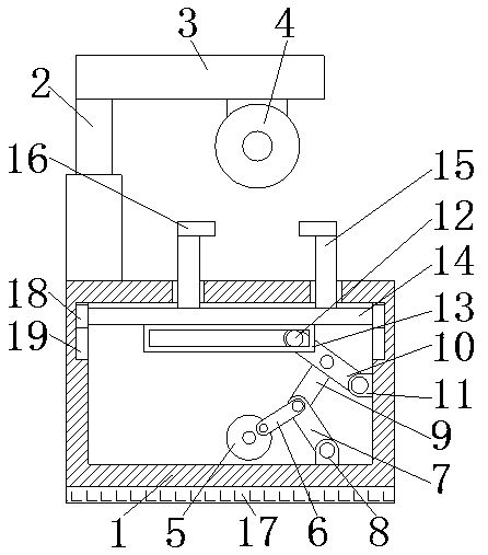 Cutting device for preventing building steels from shaking