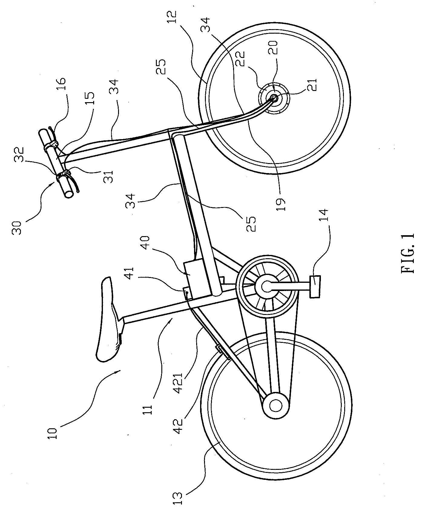 Motorized Bicycle with Electric Generating Function