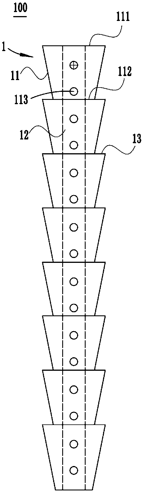 Uplift pile and construction method thereof