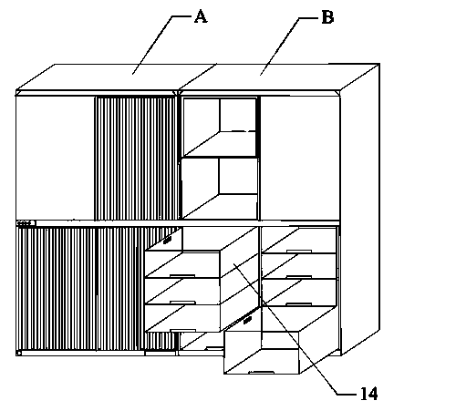 Intelligent multifunctional clothes storage device and system