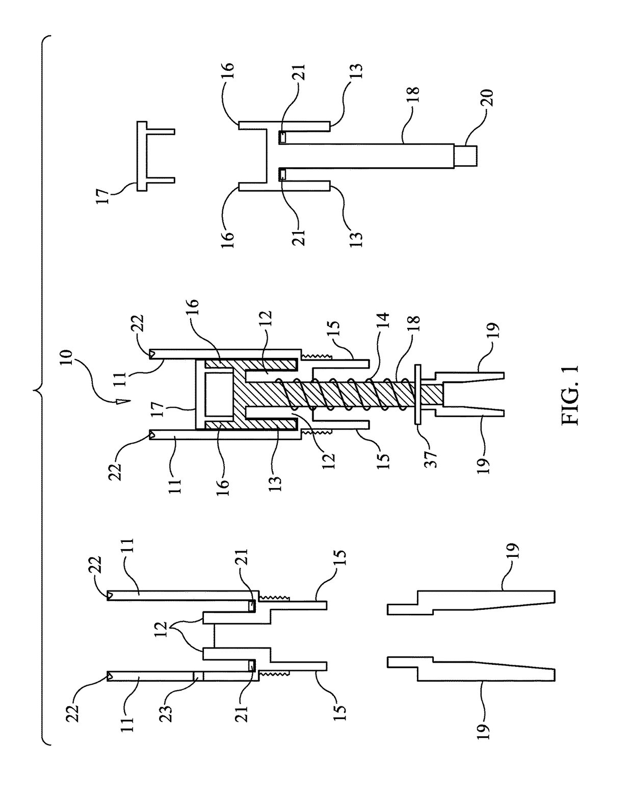 Microneedle cartridge and nosecone assembly